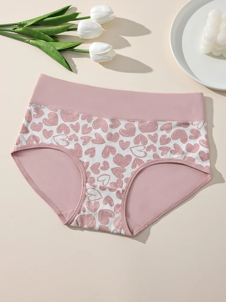 6 Pack Women’s High Waisted Cotton Seamless Briefs