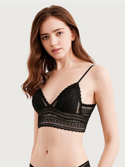Women’s Lace Bralette Soft Wireless Bra