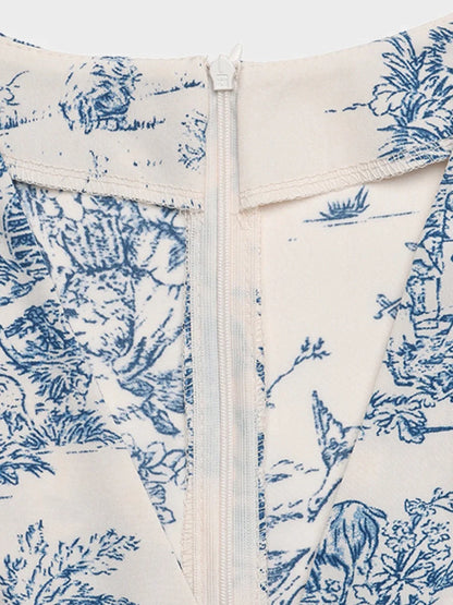 Women's Vintage V Neck Dresses