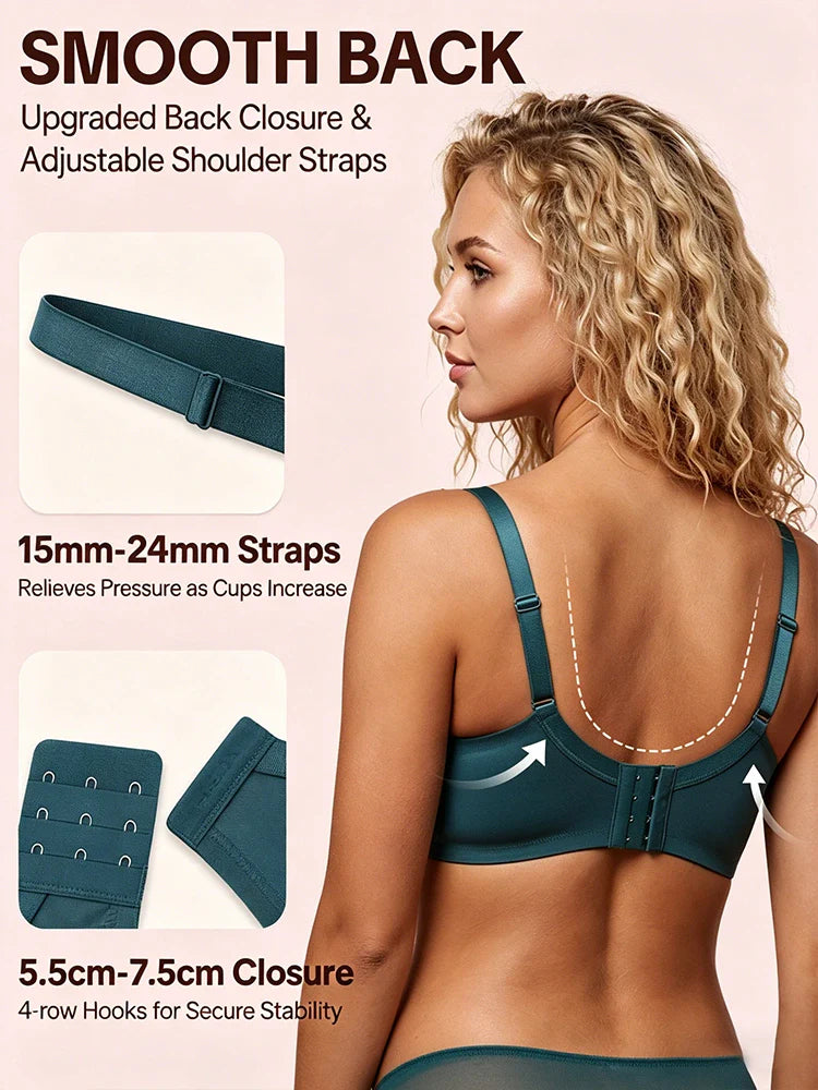 Full Coverage Lace Minimizer Bra – Lift, Shape & Smooth Instantly