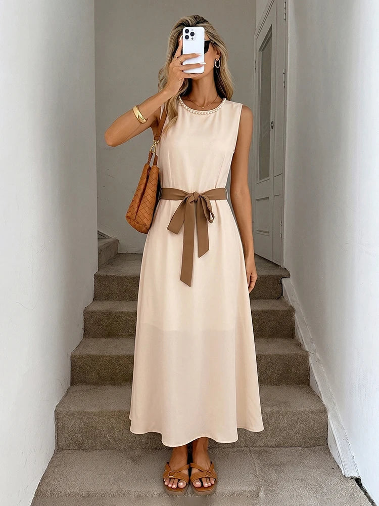 Women's A-Line Sleeveless Dress
