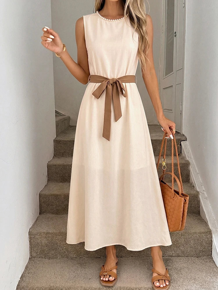 Women's A-Line Sleeveless Dress