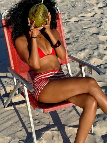 Women's 3 Piece Summer Beach Bikini Set