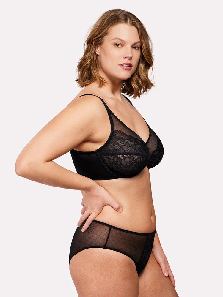 Full Coverage Lace Minimizer Bra – Lift, Shape & Smooth Instantly