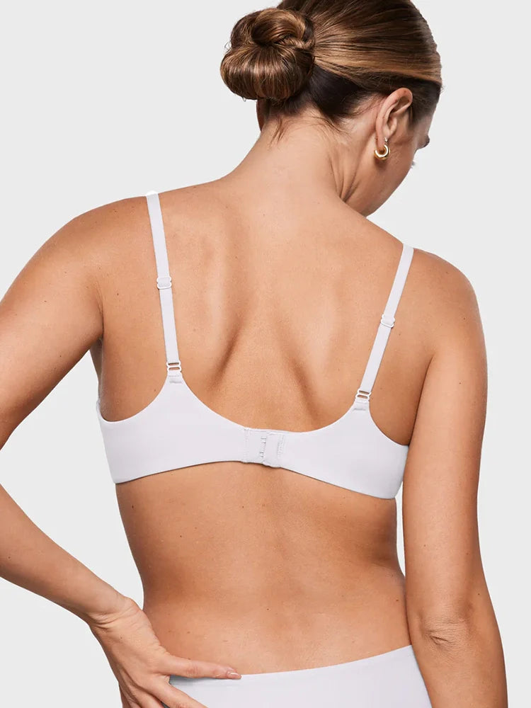 Women's Inbarely Plus Plunge Bra - Unlined Underwire Sexy Demi Balconette Bras