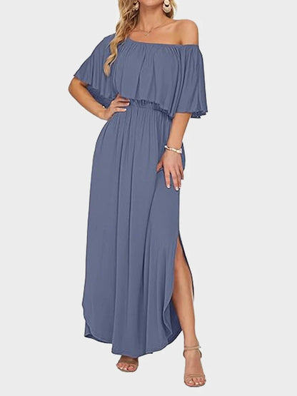 Women's Plus Size Off The Shoulder Dress