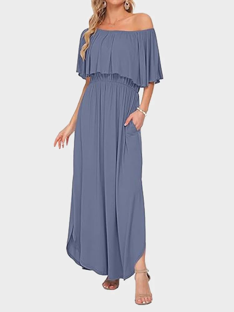 Women's Plus Size Off The Shoulder Dress