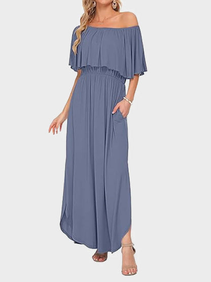 Women's Plus Size Off The Shoulder Dress