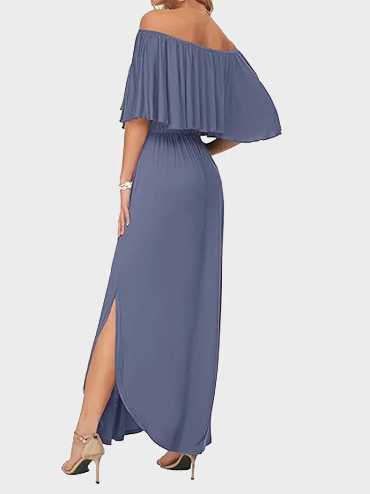 Women's Plus Size Off The Shoulder Dress