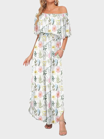 Women's Plus Size Off The Shoulder Dress