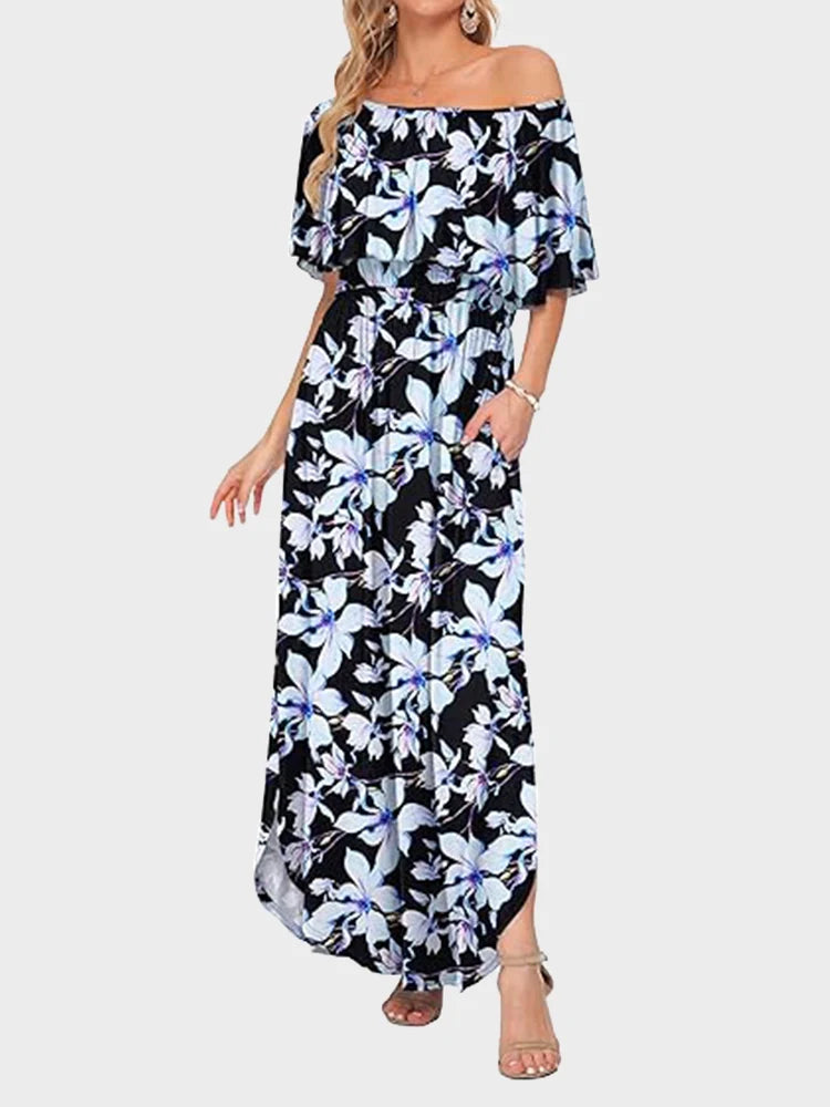 Women's Plus Size Off The Shoulder Dress