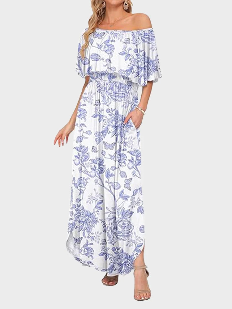 Women's Plus Size Off The Shoulder Dress