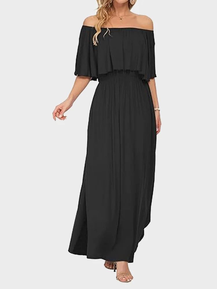 Women's Plus Size Off The Shoulder Dress