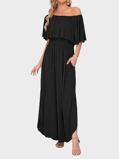 Women's Plus Size Off The Shoulder Dress