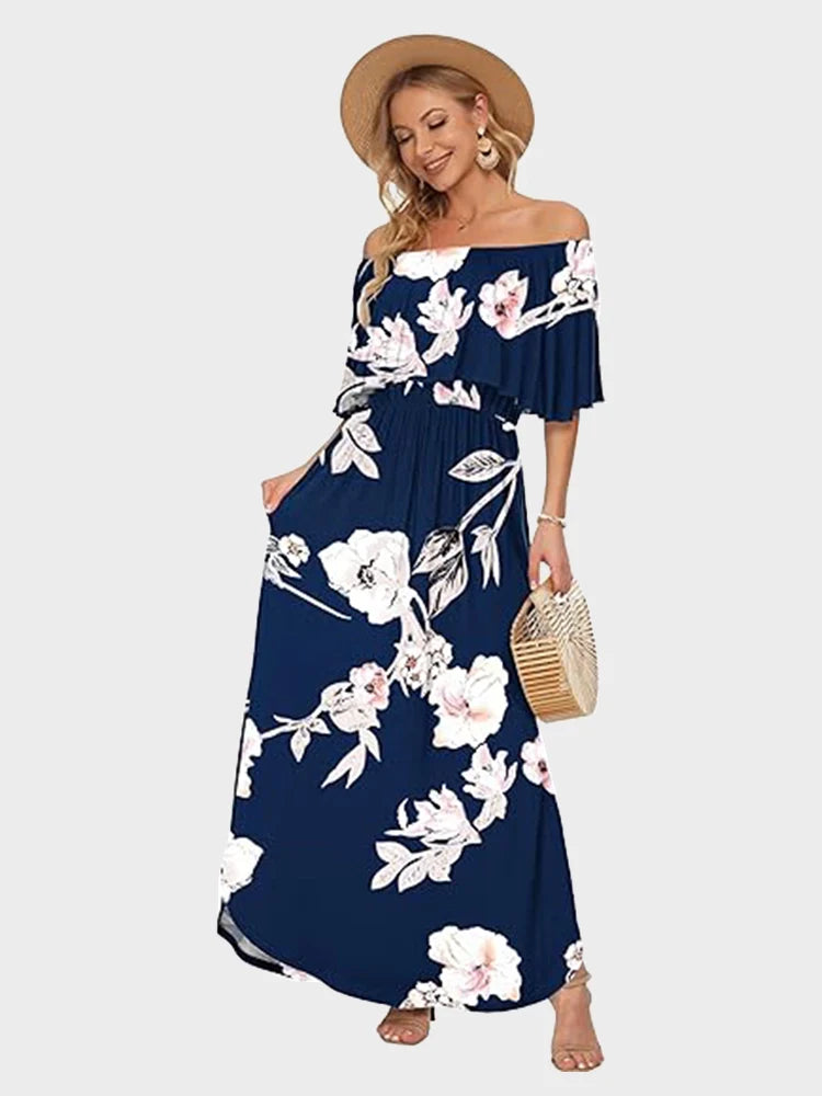 Women's Plus Size Off The Shoulder Dress
