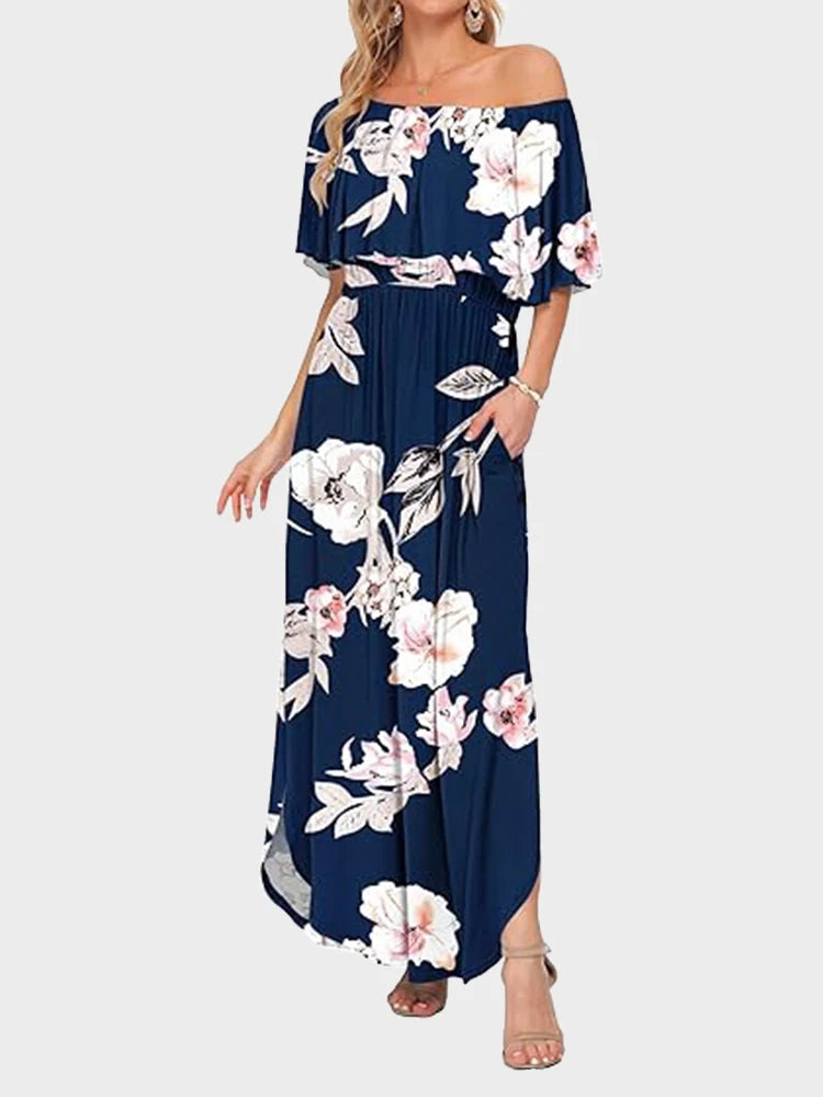 Women's Plus Size Off The Shoulder Dress