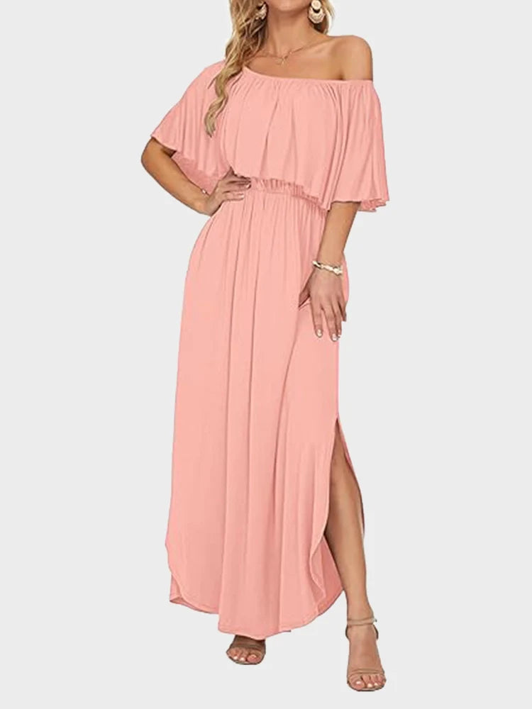 Women's Plus Size Off The Shoulder Dress