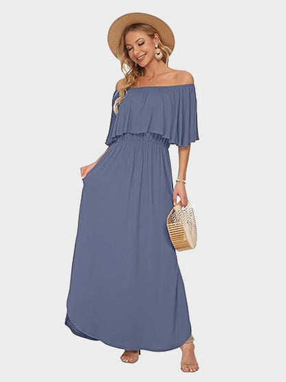 Women's Plus Size Off The Shoulder Dress