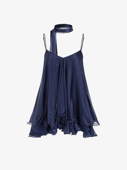 Dreamy Tulle Ruffle Mini Dress