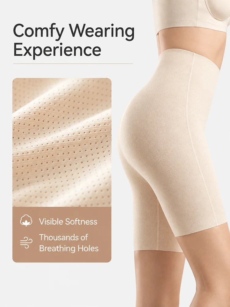High Waist Seamless Tummy & Hip Control Breathable Shaping Shorts