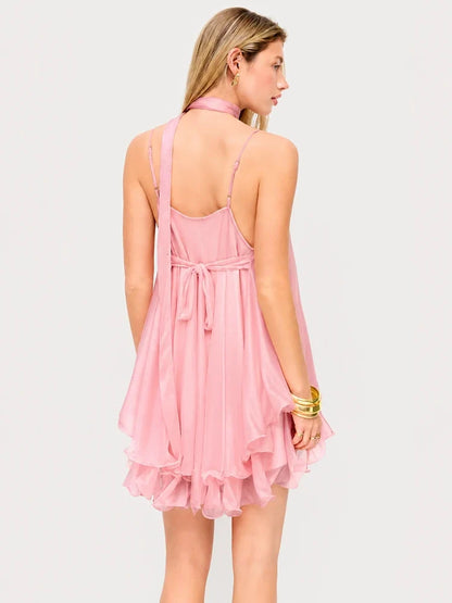 Dreamy Tulle Ruffle Mini Dress